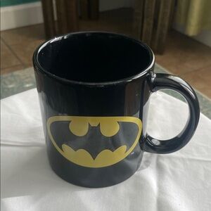 Huge Batman Black and Yellow Coffee Mug